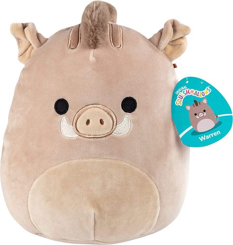 squishmallow warren the boar -affiliated link Pillow Pals, Soft Stuffed Animals, Kawaii Plushies, New 2023, Cute Stuffed Animals, Cute Plush, Gift For Kids, Toy Store, Animal Plush Toys