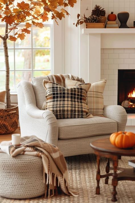 Looking for ways to make your home cozy and festive this autumn? Explore our curated fall decor ideas! From rustic touches to modern accents, we've got everything you need to transform your space into an autumnal haven. Make Apartment Cozy, Coastal Thanksgiving, Linkedin Ideas, Fall Decor Living Room Cozy, Fall Decor Farmhouse, Fall House, Neutral Farmhouse, Fall Room Decor, Cosy Interior