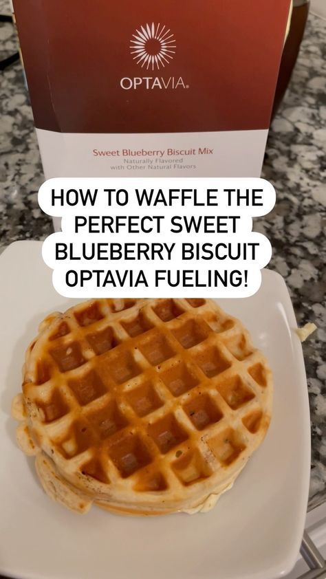 getfitwithgeo on Instagram: How to waffle the Optavia Sweet Blueberry Biscuit fueling! I love this fueling but feel like it either needs butter (healthy fat) or the… Brownie Fueling Hack Optavia, Blueberry Biscuit Optavia Hack, Optavia Fueling Recipes, Optavia Blueberry Muffin Hack, Optavia Fueling Hacks Blueberry Biscuit, Optavia Waffle Fueling Hacks, Optavia Blueberry Biscuit Hack, Optavia Waffle, Octavia Fueling Hacks