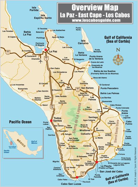 Overview Map La Paz - East Cape - Los Cabos - Los Cabos Guide Cabo San Lucas Map, Cabo Trip, Mexico Map, Baja California Mexico, Cabo Mexico, Cabo San Lucas Mexico, Cozumel Mexico, Area Map, San Jose Del Cabo