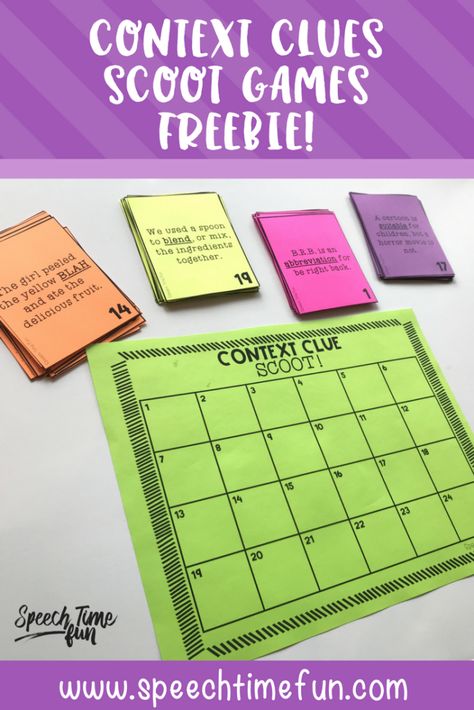 Context Clues Activities Middle School, Context Clues With Nonsense Words, 3rd Grade Speech Therapy, Context Clues Activities 3rd Grade, Context Clues 3rd Grade, Context Clues 2nd Grade, Context Clues Activity, Teaching Context Clues, Context Clues Games