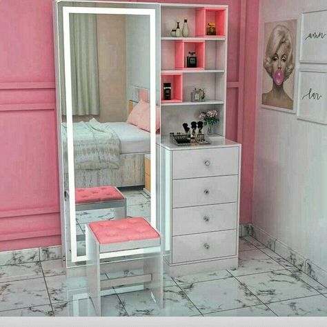 Dressing Table Decoration Ideas, Dressing Table Ideas Modern Interior Design, Ideas Para Espejos En Cuarto, Dressing Table Decor Ideas, Dressing Table Ideas Bedroom Modern, Modern Dressing Table Designs Bedrooms, Bedroom Dressing Table Decor, Small Dressing Table Ideas, Diy Dressing Table