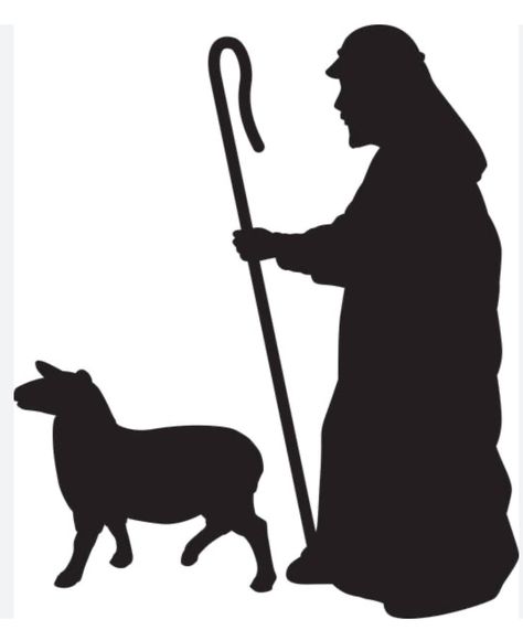 Diy Christmas Yard Art, Sheep Silhouette, Diy Christmas Backdrop, Christmas Tree Festival, Sheep Vector, Nativity Silhouette, Wall Christmas Tree, Christmas Yard Art, Church Stage Design