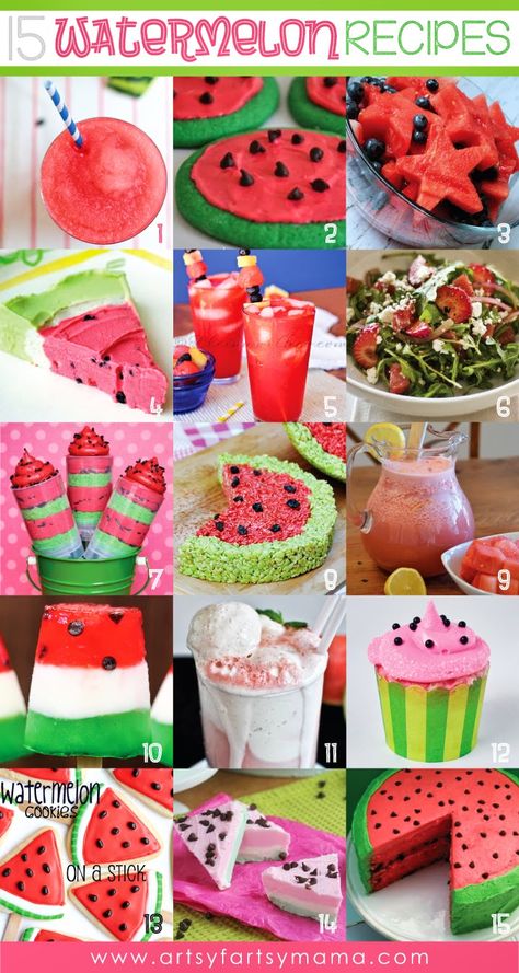 Fabulous food based on the theme of 'watermelon'! Watermelon Themed Desserts, Easy Watermelon Recipes, Watermelon Birthday Party Theme, Baby Shower Watermelon, Watermelon Crafts, Watermelon Theme, Watermelon Birthday Parties, Watermelon Baby, Watermelon Designs