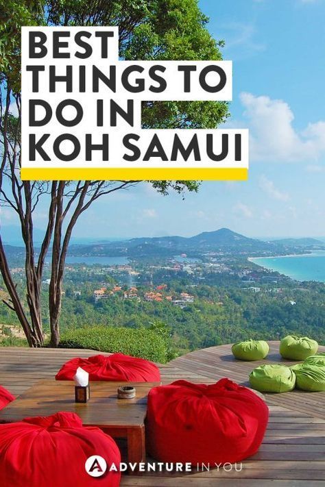 Koh Samui Thailand   Wondering what to do while in Koh Samui Thailand? Check out our complete guide which includes the things we recommend you avoid! Thailand Honeymoon, Thailand Adventure, Thailand Travel Tips, Ko Samui, Thailand Travel Guide, Koh Samui Thailand, Samui Thailand, Ao Nang, Visit Thailand