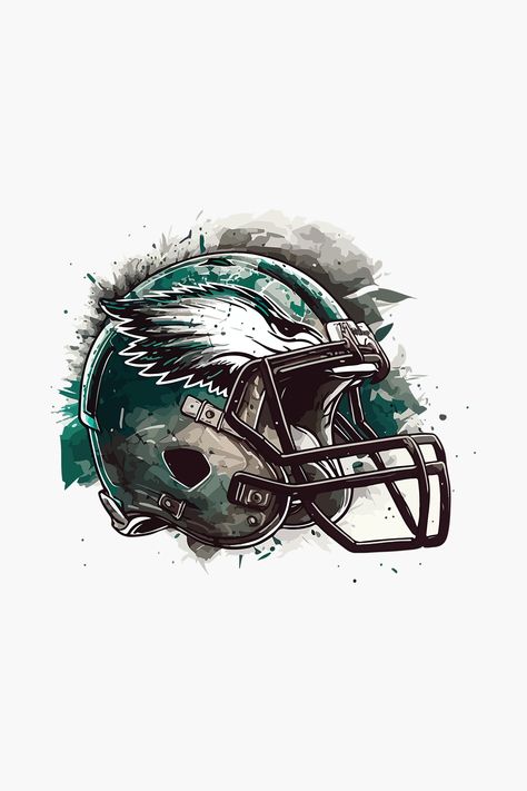 Eagles Poster, Philadelphia Eagles Wallpaper, Football Logo Design, Philadelphia Eagles Fans, Philadelphia Eagles Football, Eagles Nfl, Nfc East, Fly Eagles Fly, Eagles Football