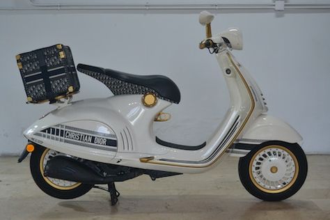 An as-new example of the collaborative Piaggio Vespa 946 ‘Christian Dior’. Vespa 946, Piaggio Vespa, Marbella Spain, Marbella, Christian Dior, Dior, Spain, Auction, For Sale