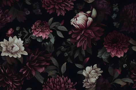 Dark Floral Desktop Wallpaper, Large Desktop Wallpaper Aesthetic, Vintage Flowers Wallpaper Desktop, Gothic Computer Background, Dark Feminine Laptop Wallpaper, Flower Computer Background, Witchy Wallpaper Laptop, Goth Wallpaper Desktop, Floral Laptop Wallpaper