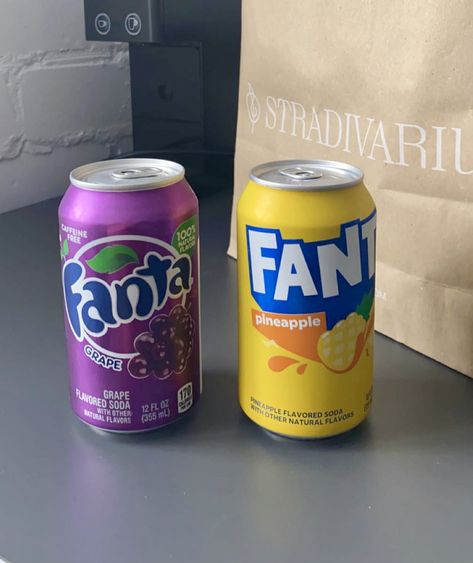 Fanta Drink, Pineapple Fanta, Soda Flavors, Caffeine Free, Fun Drinks, Grapes, Pineapple, Kitty, Drinks