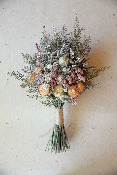 Flower Riot Gardens & Woodbine Everlasting Diy Dried Flower Arrangement, Enchanted Forest Wedding Theme, Wildflower Wedding Theme, Fall Wedding Venues, Everlasting Bouquet, Forest Theme Wedding, Brewery Wedding, Boho Wedding Bouquet, Dried Flower Wreaths