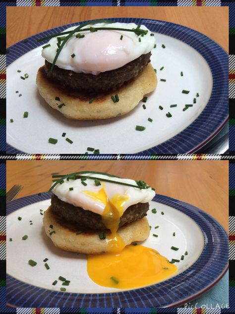 Haggis Recipes, Haggis Recipe, Burns Night, Potato Cakes, British Food, Poached Eggs, Eggs Benedict, Lunch Recipes, Food Blogger