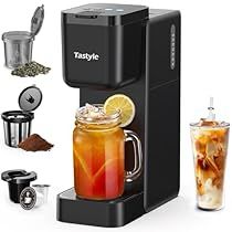 Iced Coffee Machine, Small Coffee Maker, Single Cup Coffee Maker, Iced Tea Maker, Iced Coffee Maker, How To Make Ice Coffee, Tea Brewer, Tea Holder, Filter Coffee Machine