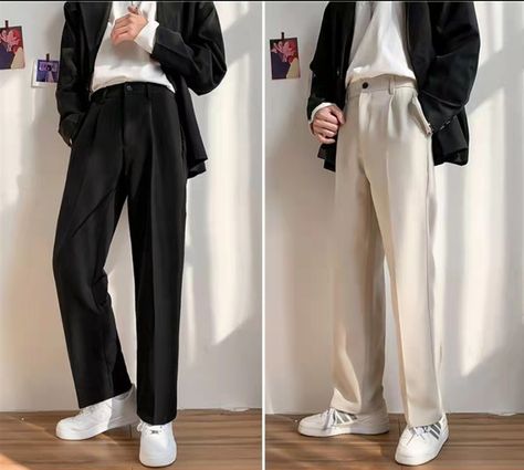 Korean men beggy pants Korean Pants Outfit Men, Korean Pants Outfit, Optimus Prime Wallpaper Transformers, Korean Pants, Korean Mens Fashion, Biker Photoshoot, Pants Outfit Men, Cyberpunk Aesthetic, Optimus Prime