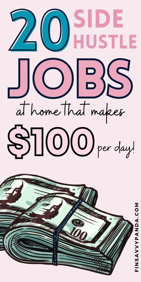 Hoping to make extra cash? Learn how to make $100 a day with easy and legit side hustles and online jobs. These strategies are perfect for anyone looking to earn extra money quickly and efficiently. Whether you're just starting out or looking to boost your income, these tips will help you succeed in no time! Under The Table Jobs, Make 100 A Day, Stay At Home Jobs, Legit Work From Home, Online Side Hustle, Making Extra Cash, Successful Online Businesses, Under The Table, Need Money