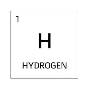 Black and white element cell for hydrogen. Hydrogen Element Periodic Table, Hydrogen Element, Periodic Element, Periodic Table Elements, Science Symbols, Periodic Elements, Periodic Table Of The Elements, Atomic Number, Science Stickers