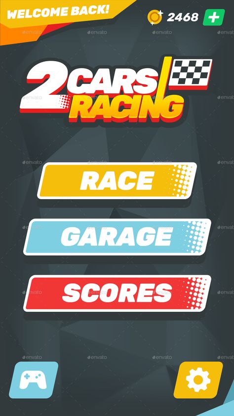 Game Assets for 2 Cars Racing #Assets, #Game, #Racing, #Cars Word Games For Kids, Ui Buttons, Car Ui, Racing Quotes, Graphics Game, Car Game, Game Gui, Cars Racing, Button Game