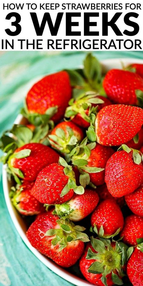 Everything Popular Pinterest, How To Wash Strawberries, Fruit Wash, Healthy Snaks, How To Store Strawberries, Homemaking Skills, Fruit And Vegetable Wash, Fresh Strawberry Recipes, Cut Strawberries