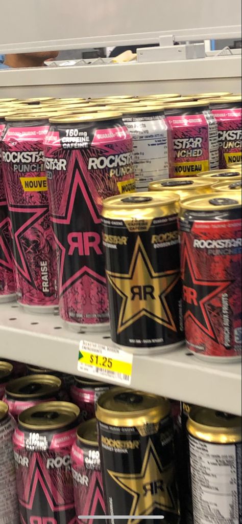 Rockstar Energy Drink Aesthetic, Rockstar Drink, Rockstar Energy Drink, Rockstar Energy Drinks, Rockstar Energy, Glass Sink, Fruit Punch, Energy Drink, Photo Download