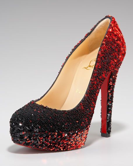 Eat your heart out Dorothy!! Dorothy Shoes, Fire Shoes, Ruby Red Slippers, Red Slippers, Edgy Chic, Fabulous Shoes, Crazy Shoes, Shoe Obsession, Platform Pumps