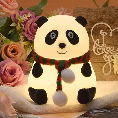 Color Changing Lamp, Panda Gifts, Valentines Day Presents, Kids Night, Night Light Kids, Color Changing Lights, Girls Valentines, Color Changing Led, Baby Boy Rooms