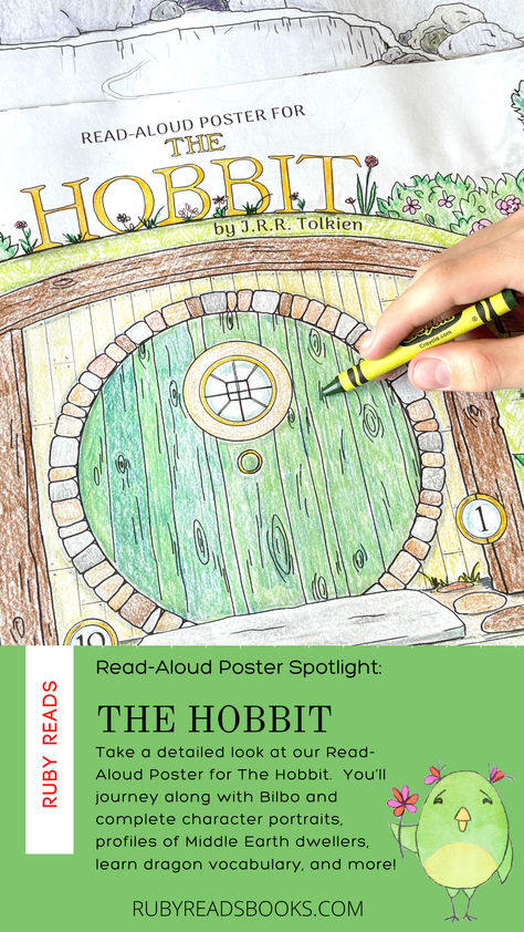 Want to know more about our Read-Aloud Poster for the Hobbit? Our Poster Spotlight is just what you need! Get the inside scoop on the activities you'll complete as you enjoy this classic read-aloud. Walter The Baker Activities, The Hobbit Unit Study, The Hobbit Activities, Hobbit Activities, Library Aide, Hobbit Book, Literature Activities, Read Alouds, Unit Studies