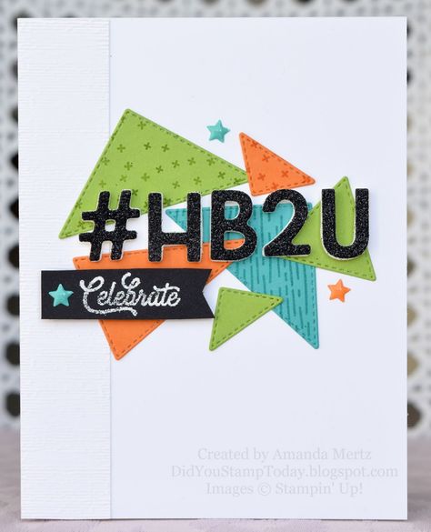 Did You Stamp Today?: Teen Boy Birthday - Stampin' Up! The Right Triangle Stampin Up Teen Boy Birthday Card, Cards For Boys Birthday, Stampin Up Boys Birthday Cards, Cards For Teenage Boys, Male Birthday Cards Handmade For Men, Birthday Card Ideas For Boys, Teen Boy Birthday, Teenage Cards, Birthday Card For Boys