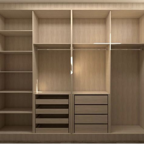 10 Feet Wardrobe Design, Wardrobe Inside Ideas, Wardrobe Design Bedroom Inside, Cupboard Inside Design, Wardrobe Design Inside, Wardrobe Inside Design, Modern Cupboard, Dream Closet Design, Closet Design Layout