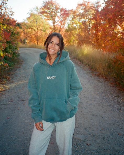 Dandy Worldwide: Your New Favorite Hoodie Dandy Sweatshirt, Vintage Hoodies Aesthetic, Green Hoodie Outfit, Dandy Worldwide, Halle Sandberg, Going On An Adventure, Trendy Hoodies, Cute Preppy Outfits, Pack Your Bags