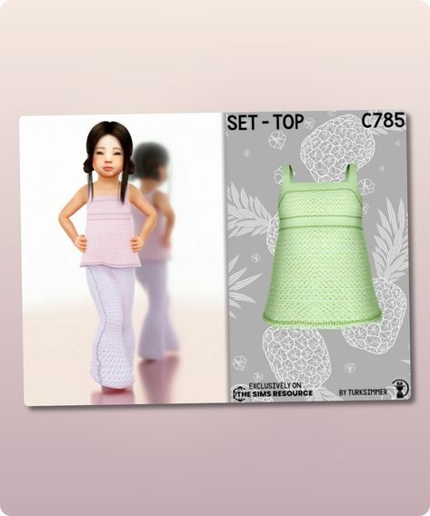 Sims 4 Clothing CC: Set-Top C785 By Turksimmer Accessory Tops Sims 4 Cc, Sims4 Cc Clothing Female Top, Sims 4 Cc Sleeveless Top, Sims 4 Sleeveless Top, Sims 4 Crop Tank Top, Peplum Crop Top, Model Nails, Toddler Top, Sims 4 Toddler