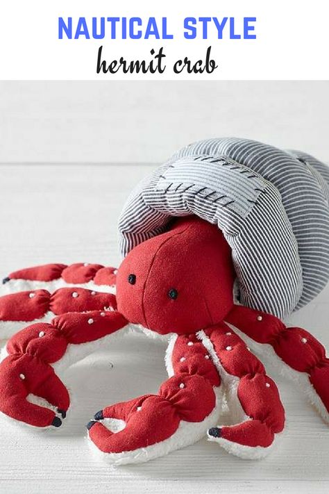 Crab Plush, Cushion Making, Куклы American Girl, Octopus Plush, Craft House, Cuddle Buddy, Hermit Crab, Animal Pics, Boy Bedroom