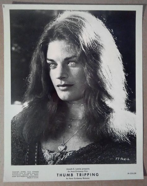 8x10 Photo~ THUMB TRIPPING ~1972 ~Meg Foster ~Close-up Marianna Hill, Black Louboutins, Meg Foster, Man Of La Mancha, Lee Marvin, Crying Eyes, Karen Black, Kate Jackson, Black And White Movie