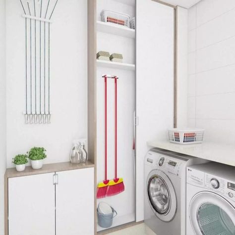 10 Best Ways To Maximise Space In Your HDB Service Yard - Style Degree Service Yard, Utility Room Organization, Custom Laundry Room, Laundry Room Storage Shelves, Small Laundry Room Organization, Room Storage Diy, Laundry Room Ideas, Laundry Room Cabinets, Ideas For Small Spaces