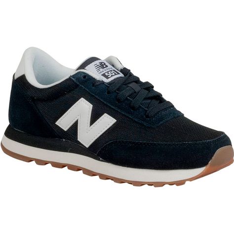 New Balance 501 Women's Low-Top Sneaker ($65) ❤ liked on Polyvore featuring shoes, sneakers, black, lightweight sneakers, black rubber sole shoes, kohl shoes, black low top shoes and lightweight shoes New Balance 501, New Balance Trainers, Shoes Sneakers Black, Balance Trainers, Shoes New Balance, Jeweled Shoes, Low Top Shoes, Lightweight Sneakers, Sole Sneakers