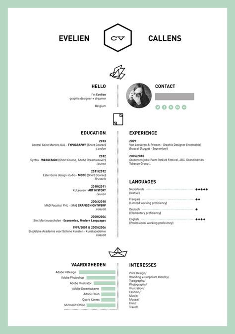 resume design Layout Cv, Beautiful Resume Design, Creative Cvs, Cv Original, It Cv, Cv Inspiration, Resume Layout, Cv Examples, Portfolio Resume