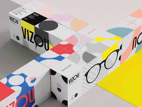 VIZOU - Reading Glasses on Packaging of the World - Creative Package Design Gallery Eyewear Packaging, Sunglasses Packaging, Consumer Packaging, Article Design, 2020 Design, Creative Packaging Design, Packaging Design Inspiration, Brand Packaging, Design Agency