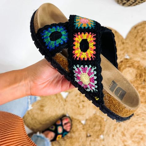 Our black crochet sandals just RESTOCKED!! 😍 Don’t wait to grab your size - these will go fast! Tap to shop or head to shopbmaes.com. 🛍️ #crochetsandals #womenssandals #crochetstyles #womenssandal #sandals #sandalseason #springsandals Black Tacoma, Crochet Ocean Animals, Crochet Wallet, Bee Free, Crochet Sandals, Spring Sandals, Chic Aesthetic, Cross Stitch Heart, Dirty Laundry