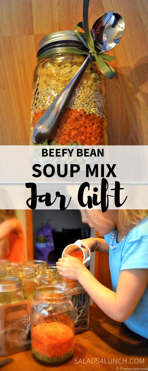 Soup Mix In A Jar, Pantry Mixes, Jar Soup, Mason Jar Gifts Recipes, Jar Food Gifts, Mason Jar Soup, Jar Mixes, Dry Soup Mix, Mix In A Jar