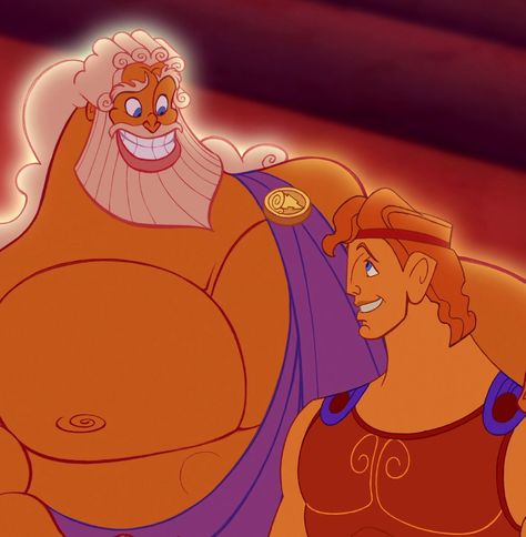 Zeus and Hercules Zeus From Hercules, Disney Dads, Hercules Characters, Prince Disney, Hercules Movie, Hercules 1997, Meg Hercules, Hercules Disney, Movie Icon