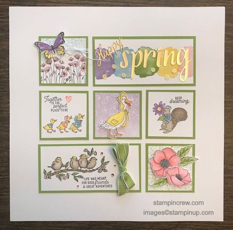 Easter Sampler, Spring Sampler, Frame Projects, Sample Board, Paper Stuff, Creative Memories, Happy Spring, Cute Spring, Shadow Boxes