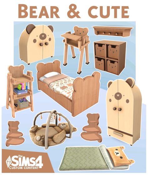 Bebés – Mundo Sims Sims 4 Pack, Mods Sims 4, Sims 4 Kitchen, Sims Baby, Muebles Sims 4 Cc, Sims Packs, The Sims 4 Pc, Cc Furniture, Sims 4 Bedroom