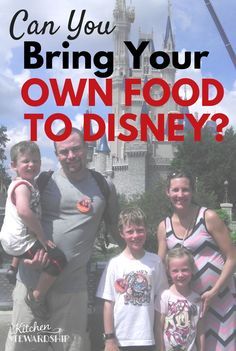 Yes you CAN Bring Your Own Food to Disney World theme parks!!! Save money, eat healthier and care for your hungry family on a long day at the happiest place on earth with these easy checklists Theme Park Lunch Ideas, Hawaii Pics, Pack A Lunch, Disney Vacation Planning, Disney Kitchen, Orlando Vacation, Eat Healthier, Disney Travel, Adventures By Disney