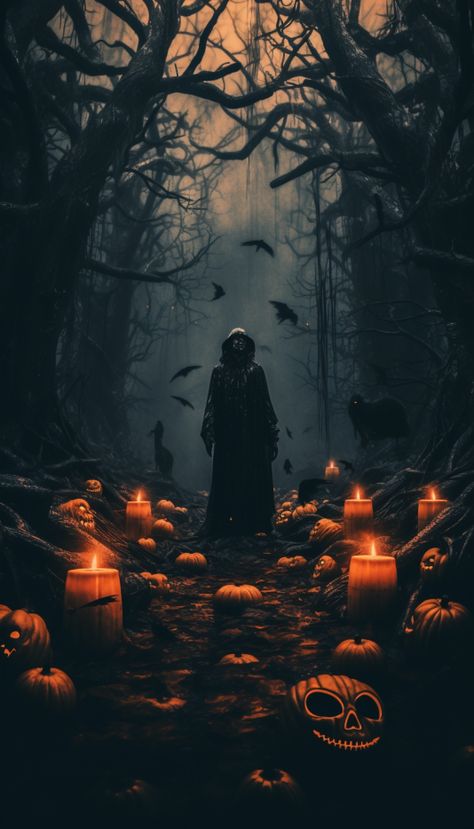 Halloween aesthetic wallpaper Creepy Halloween Backgrounds, Spooky Halloween Backgrounds Iphone, Emo Halloween Wallpaper, Halloween Wallpaper Creepy, Halloween Wallpaper Asthetics, Horror Halloween Wallpaper, Scary Halloween Aesthetic, Halloween Aesthetic Lockscreen, Scary Halloween Wallpaper Iphone