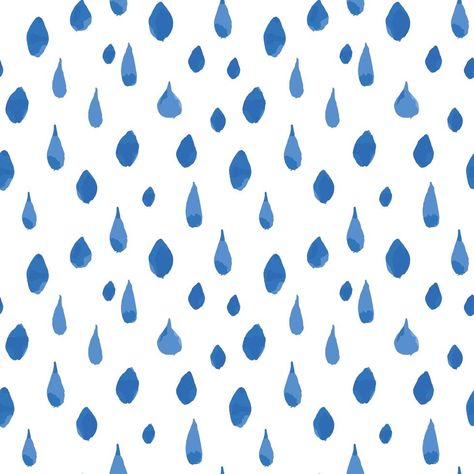 Raindrop Drawing, Iphone Wallpaper Rain, Weather Wallpaper, Rain Pattern, Rain Wallpapers, Rain Art, Simple Texture, Drops Patterns, Hand Drawn Vector Illustrations