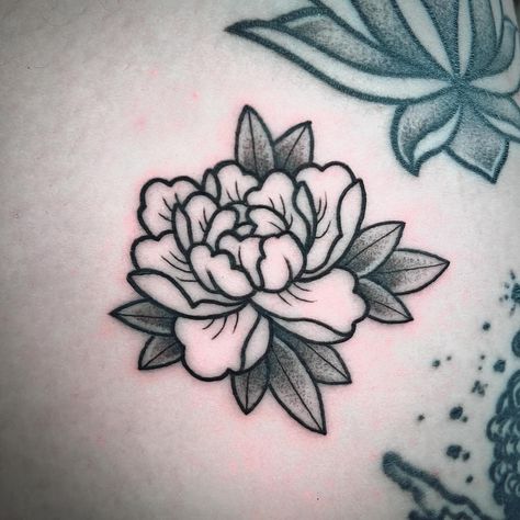 Lil flower 🌸 DM me if you want a simple tattoo for apprentice prices, I'd love to keep practicing!! #tattoo#tattooapprentice#tattooartist#chicagotattooartist#chicago#art#artist#flowertattoo#apprentice#boystown#blackandgreytattoo#linework#lineworktattoo#stippletattoo#stippling#stippleshading#peonytattoo#peony#simpletattoo#tattoodesign#sarendipityink#ink#illustration#drawing#tattooshop Stipple Flower Tattoo, Stipple Tattoo Design, Stipple Shading Tattoo, Simple Peony Tattoo, Simple Linework Tattoos, Etching Tattoo, Keep Practicing, Peonies Tattoo, Chicago Art