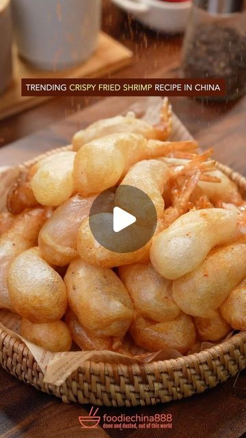 1.5M views · 62K likes | Wayne Shen on Instagram: "Trending crispy fried shrimp recipe in China. Do you want to try? #recipe #cooking #chinesefood #shrimp #seafood #snack #crispy #streetfood" Shrimp Snack Recipes, Shrimp Balls Chinese, Saute Shrimp Recipes, Crispy Shrimp Recipes, Shrimp Croquettes Recipe, Shrimp Appetizers For Party, Spicy Shrimp Roll, Shrimp Mold, Shrimp Pancakes