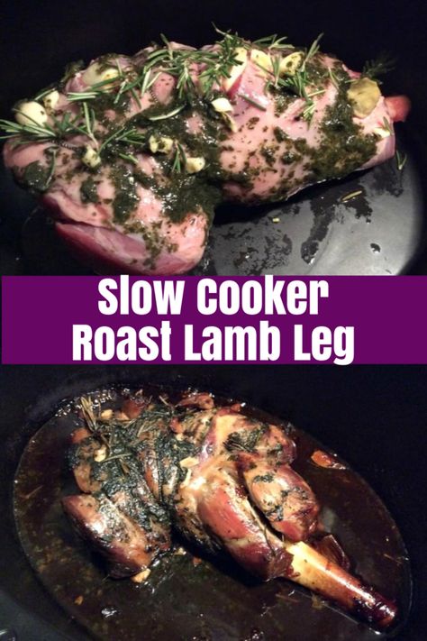 Crockpot Leg Of Lamb, Lamb Leg Slow Cooker, Slow Cooker Leg Of Lamb Recipe, Lamb Recipes Crockpot, Slow Cooker Leg Of Lamb, Slow Cooker Lamb Roast, Beef Stroganoff Slow Cooker, Lamb Slow Cooker Recipes, Stroganoff Slow Cooker