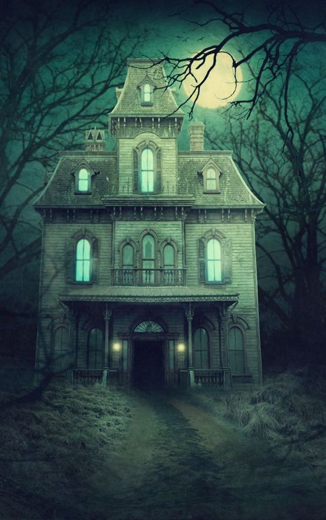 The Bad Beginning, Halloween Iphone Wallpaper, Dark Academia Library, Vintage Halloween Posters, Vampire Mansion, Free Halloween Wallpaper, Spooky Background, Spooky Places, Lemony Snicket