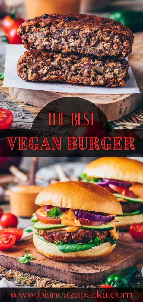 Vegan Gluten Free Veggie Burger, Best Vegetarian Burger Recipe, Best Vegan Burger Patty, Easy Vegetarian Burgers, Gluten Free Veggie Burger Recipe, Grilled Veggie Burger, Vegan Patty Recipe, Vegetarian Burgers Recipe, Easy Vegan Burger Recipe