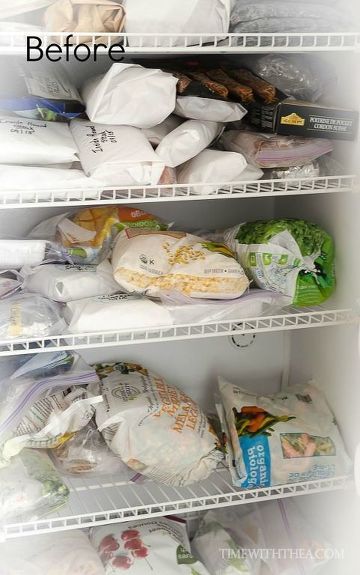 how to create a gorgeous looking totally organized upright freezer, appliances, how to, organizing, storage ideas Organizing Freezer Upright, Freezer Organization Upright, Deep Freezer Organization, Freezer Storage Organization, Chest Freezer Organization, Organizing Storage, Freezer Organization, Create Labels, Freezer Storage