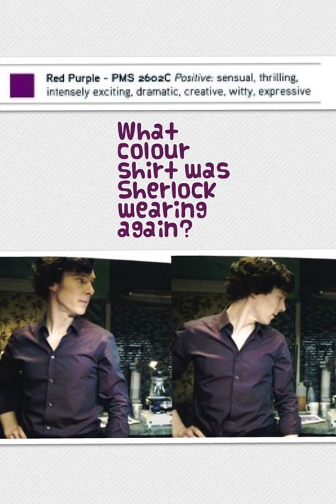 What colour shirt was Sherlock wearing again? Sherlock Purple Shirt, Archiaart Sherlock, Sherlock Reichenbach Fall, Sherlock Shirt, Sherlock Jumping Off The Roof, Sherlock Holmes 221b Baker Street, Sherlock Bbc, Red Purple, Purple